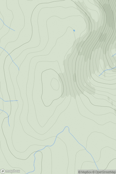 Thumbnail image for Beinn a' Chapuill [North Skye and Raasay] [NG571439] showing contour plot for surrounding peak